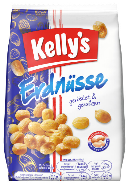 Kelly's Erdnüsse gesalzen