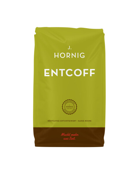 J. Hornig Entcoff Röstkaffee in Bohnen