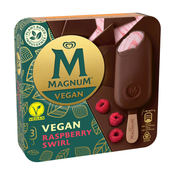Eskimo Magnum Vegan Raspberry Swirl 3er