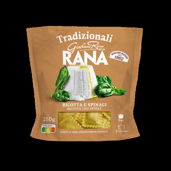 Rana Tradizionali Ravioli Ricotta und Spinat