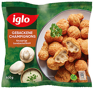Iglo gebackene Champignons