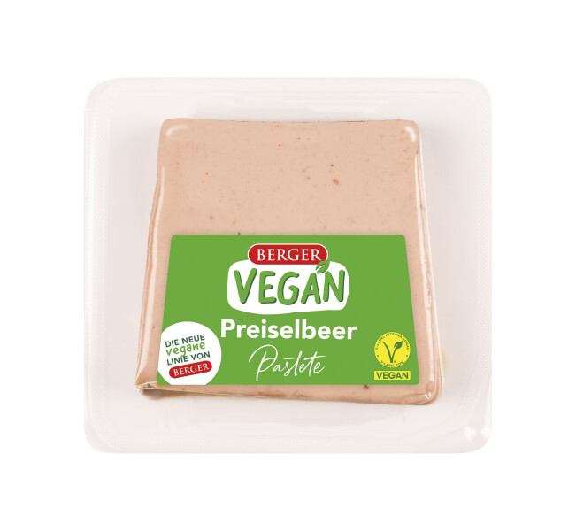 Berger Preiselbeer-Pastete Vegan