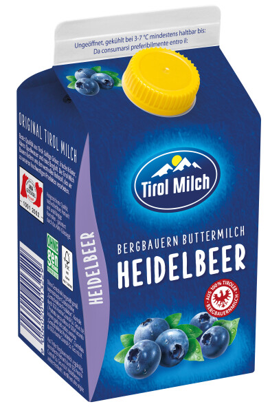 Tirol Milch Buttermilch Heidelbeer