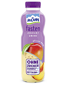 nöm fasten Pfirsich-Mango Joghurtdrink