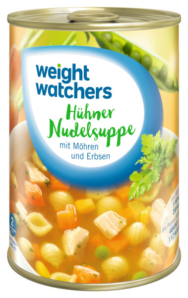 Weight Watchers Hühnersuppe mit Nudeln