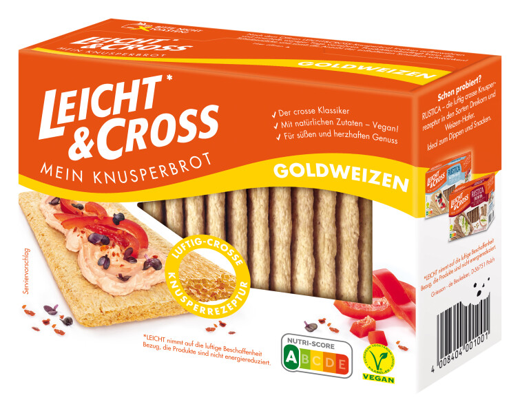 Leicht & Cross Knusperbrot Goldweizen