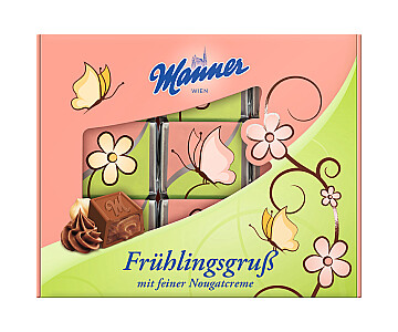 Manner Nuss-Würfel Frühlingsgruß