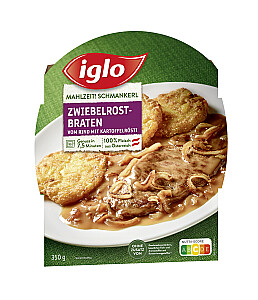 Iglo Zwiebelrostbraten mit Kartoffelrösti