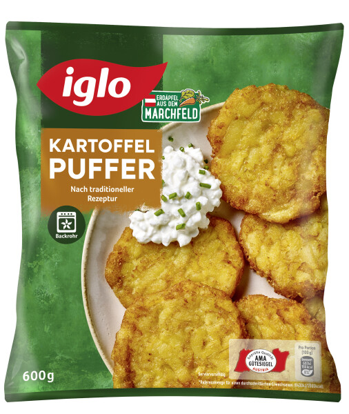 Iglo Backrohr Kartoffelpuffer