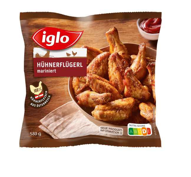 Iglo Hühner Flügerl Mariniert