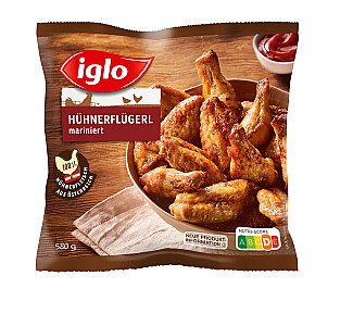 Iglo Hühner Flügerl Mariniert