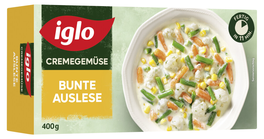 Iglo Gemüse à la Crème Bunte Auslese