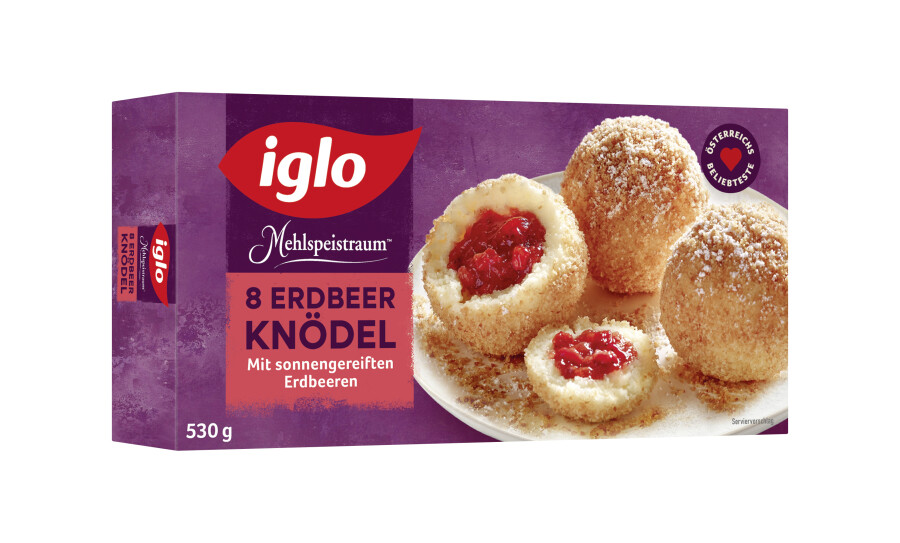 iglo Mehlspeistraum Erdbeerknödel