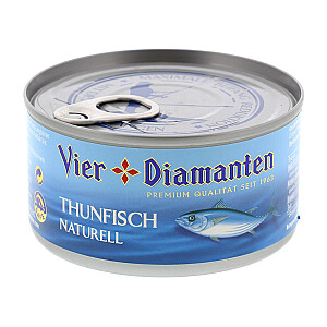 Vier Diamanten Thunfisch Naturell