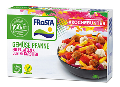 Frosta Gemüse Pfanne Falafeln & Karotten