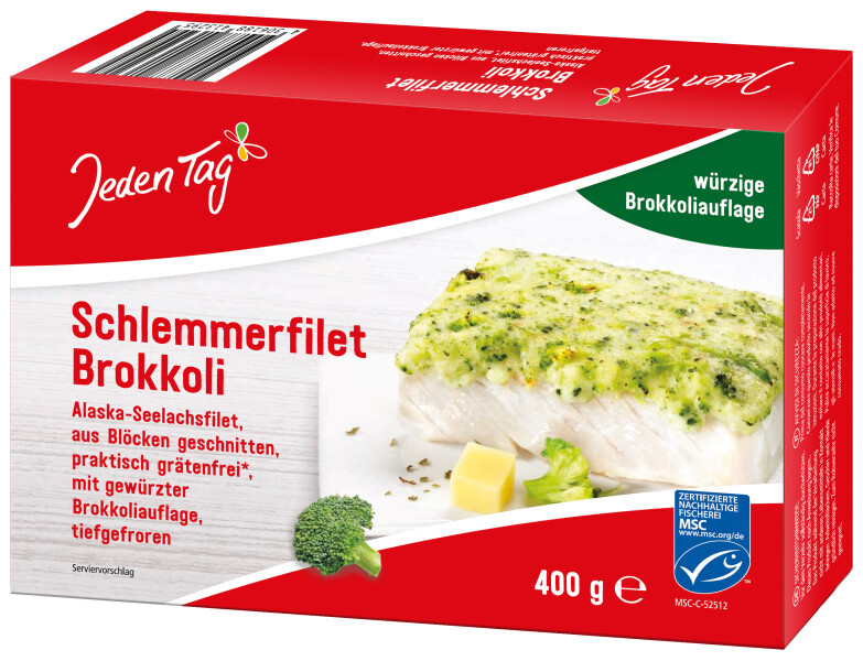 Jeden Tag Schlemmerfilet Brokkoli MSC
