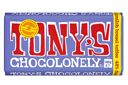 Tony's Chocolonely Vollmilch Brezel Toffee