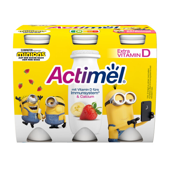 Danone Actimel Kids Erdbeere-Banane 6er