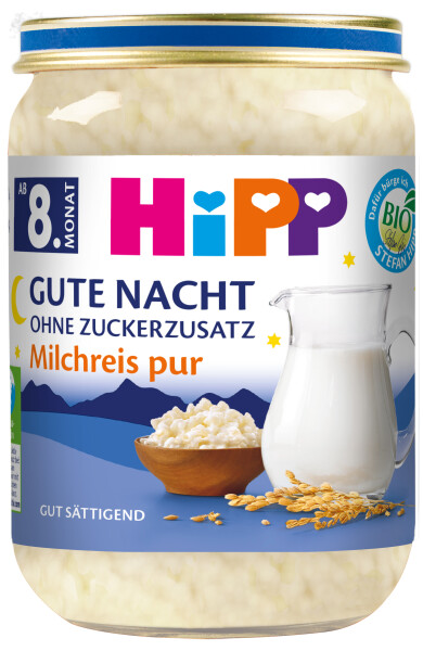 HiPP Bio Gute Nacht, Milchreis pur