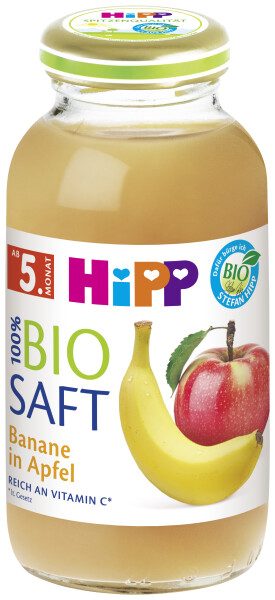 HiPP Bio-Säfte Banane in Apfel