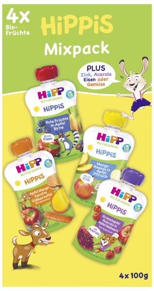 HiPP Hippis Mix 4er-Packung