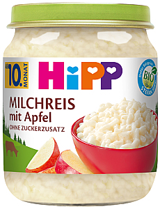 Hipp Bio Milchreis mit Apfel