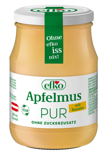 efko Apfelmus mit Banane pur