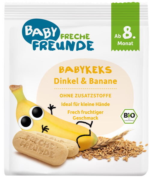 Freche Freunde BIO Babykekse Dinkel-Banane