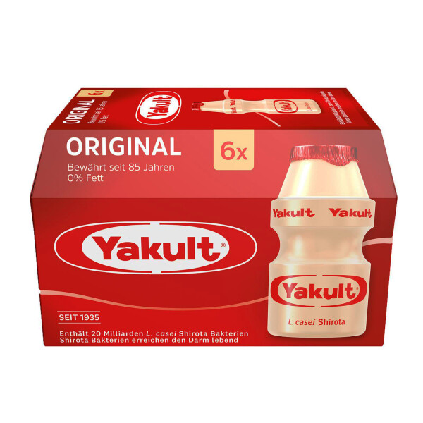 Yakult Drink Original mit Magermilch 6er Pack