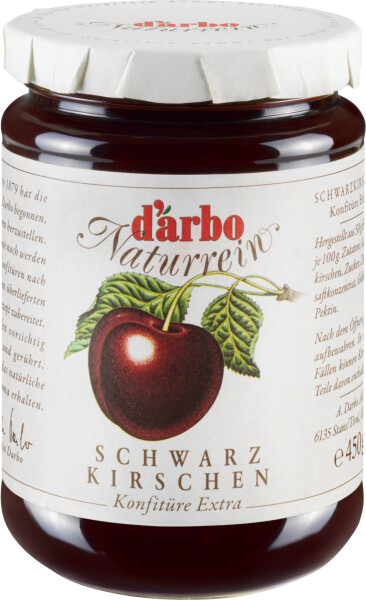 Darbo Schwarzkirschen Konfitüre