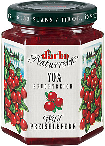 Darbo Fruchtreich Preiselbeer