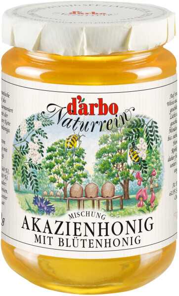 Darbo Naturrein Akazienhonig mit Blütenhonig