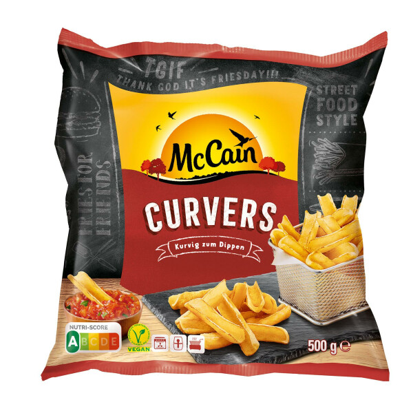 McCain  Pommes Frites Curves