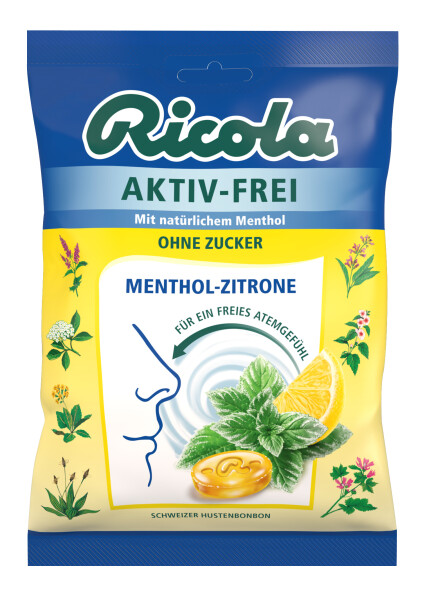 Ricola Aktiv Frei zuckerfrei Zitrone