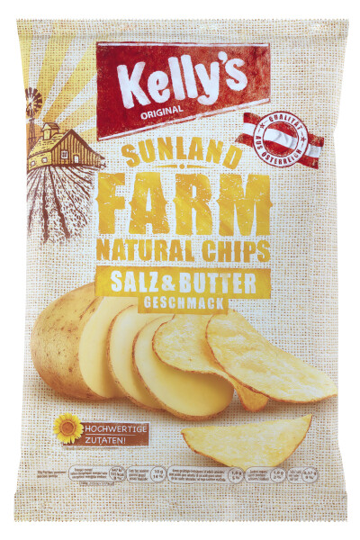 Kelly's Sunland Farm Chips Salz & Butter