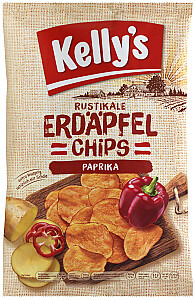 Kellys Rustikale Erdäpfelchips Paprika