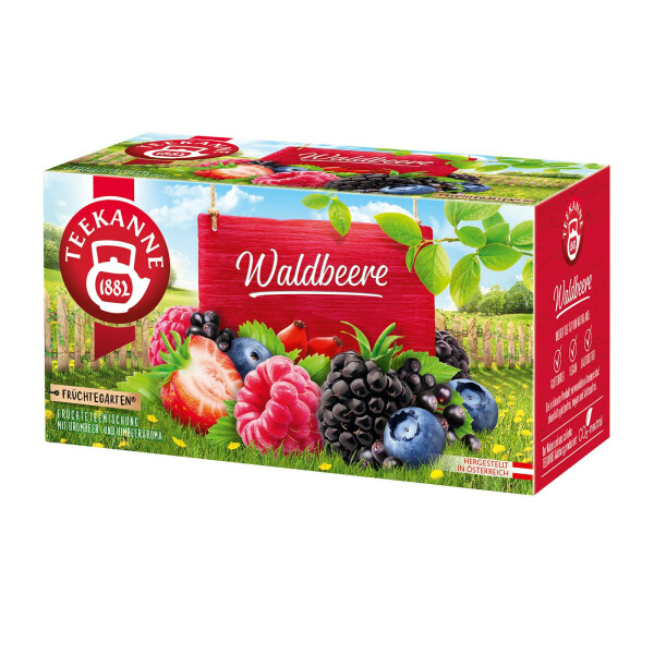 Teekanne Früchtegarten Waldbeere