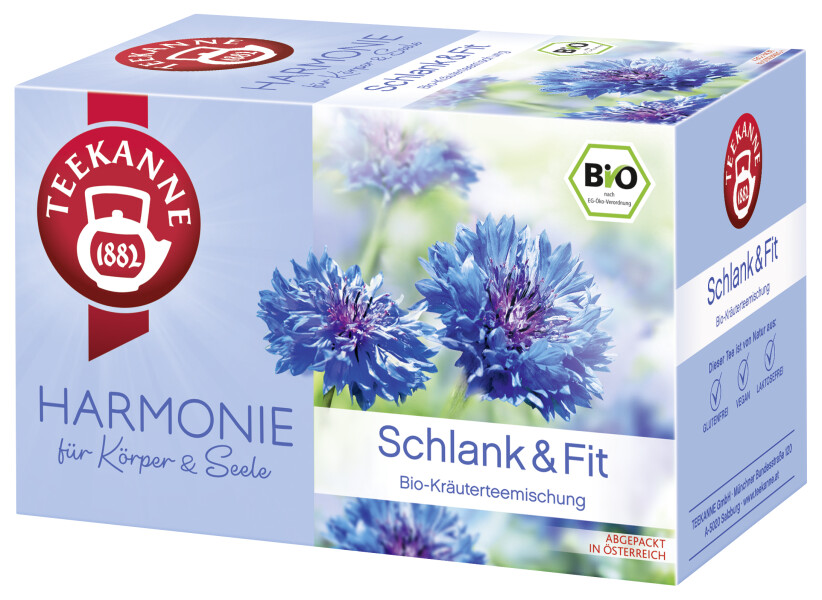 Teekanne Schlank & Fit Bio-Kräutermischung