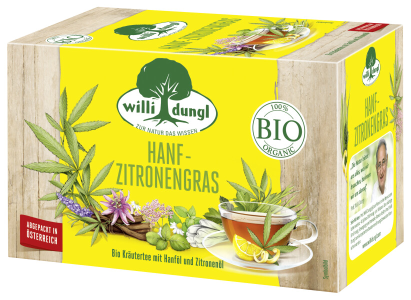 Willi Dungl Bio Hanf-Zitronengras 20er