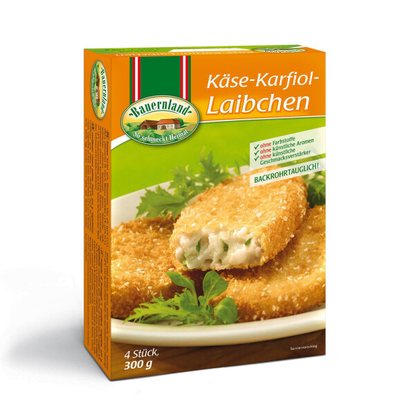 Bauernland Käse-Karfiol Laibchen