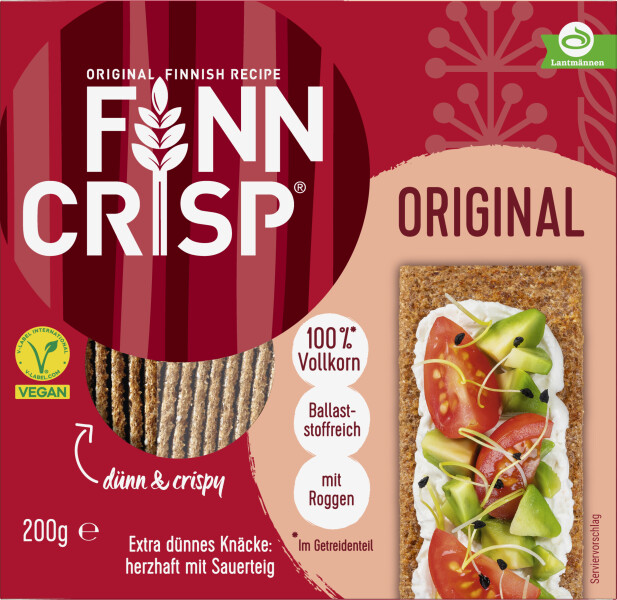 Finncrisp Knäckebrot Roggenvollkorn
