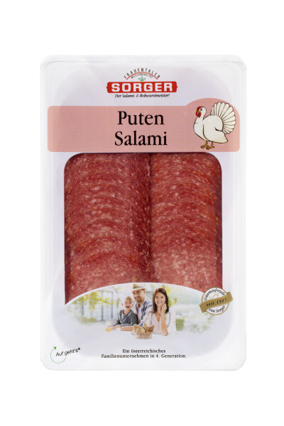 Sorger Putensalami geschnitten