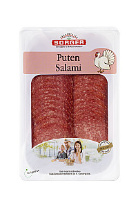 Sorger Putensalami geschnitten
