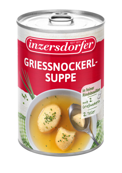 Inzersdorfer Grießnockerlsuppe