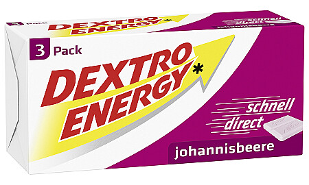 Dextro Energy 3er Pack Johannisbeere