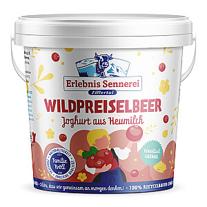 ErlebnisSennerei Zillertal Heumilchjoghurt Preiselbeere