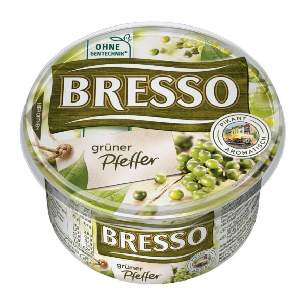 Bresso Frischkäse grüner Pfeffer