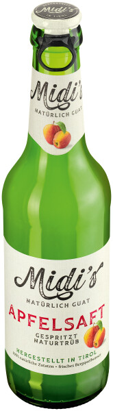 Midi's Apfelsaft gespritzt naturtrüb 