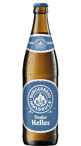Bürgerbräu Innsbruck Tiroler Helles, 20x0,5 l Kiste