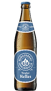 Bürgerbräu Innsbruck Tiroler Helles, 20x0,5 l Kiste